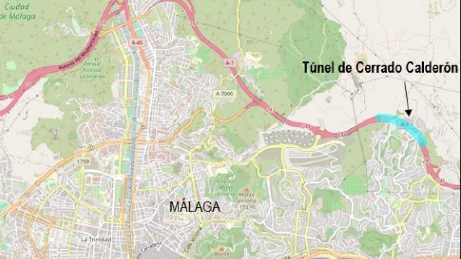 Mitma adjudica las obras de adecuación en los túneles de San José y Cerrado Calderón de la A-7