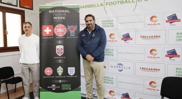 Marbella acoge los entrenamientos de las selecciones absolutas masculinas de fútbol de Dinamarca y Suiza