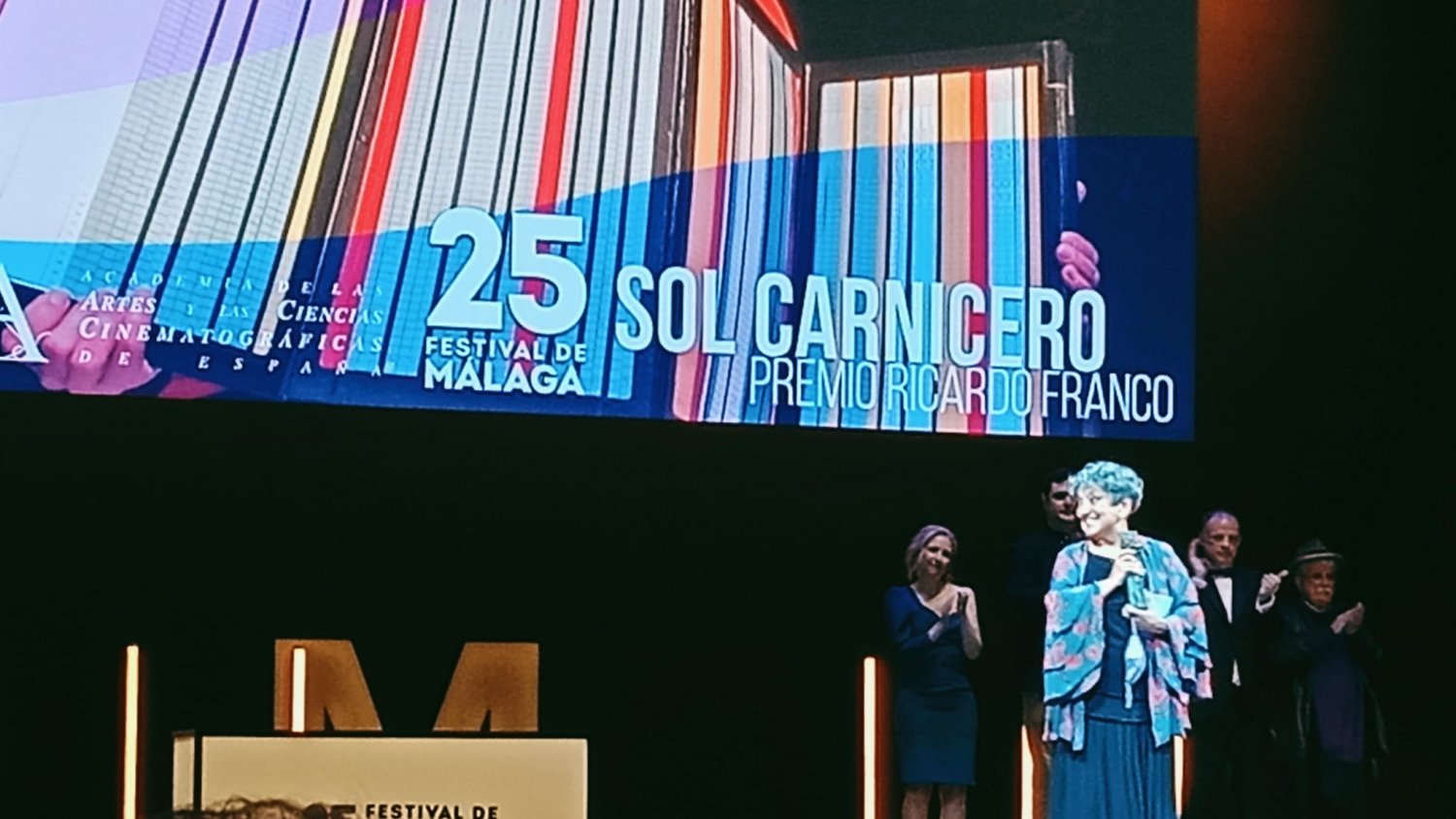 Festival-.La directora de producción Sol Carnicero recibe el premio Rodrigo Franco