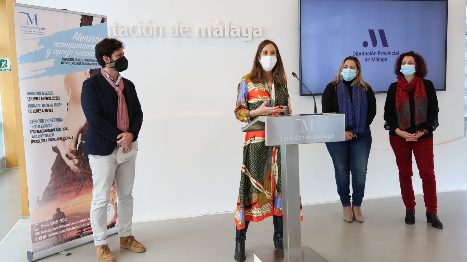 Diputación impulsa un proyecto de apoyo a las personas en duelo en el Valle del Guadalhorce