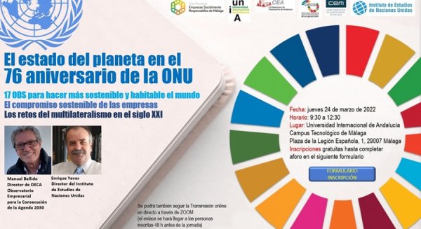 La sede Tecnológica de Málaga celebra la Jornada OECA sobre el estado del planeta