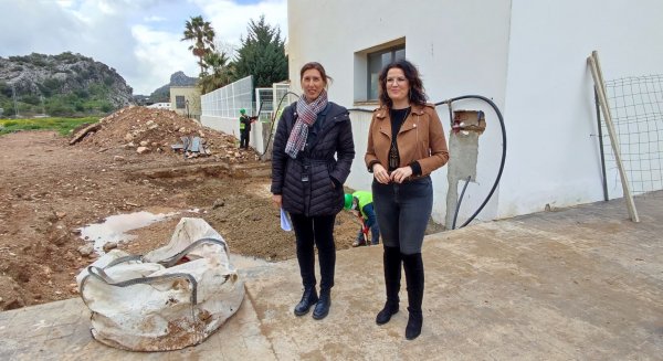 La Junta destina casi 50.000 euros a obras del PFEA en el centro de formación de Benaoján