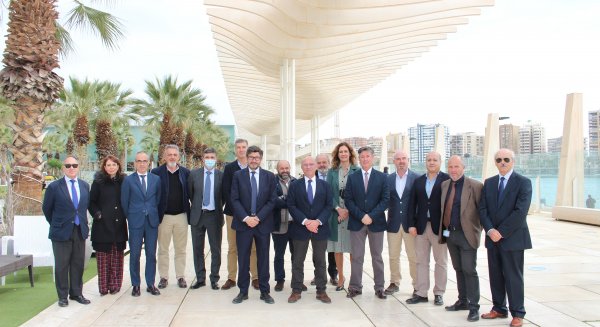 El presidente de Puertos del Estado conoce los proyectos de transformación de Málaga