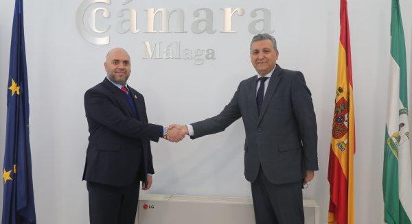 La Cámara de Comercio de Málaga recibe al embajador de Emiratos Árabes Unidos