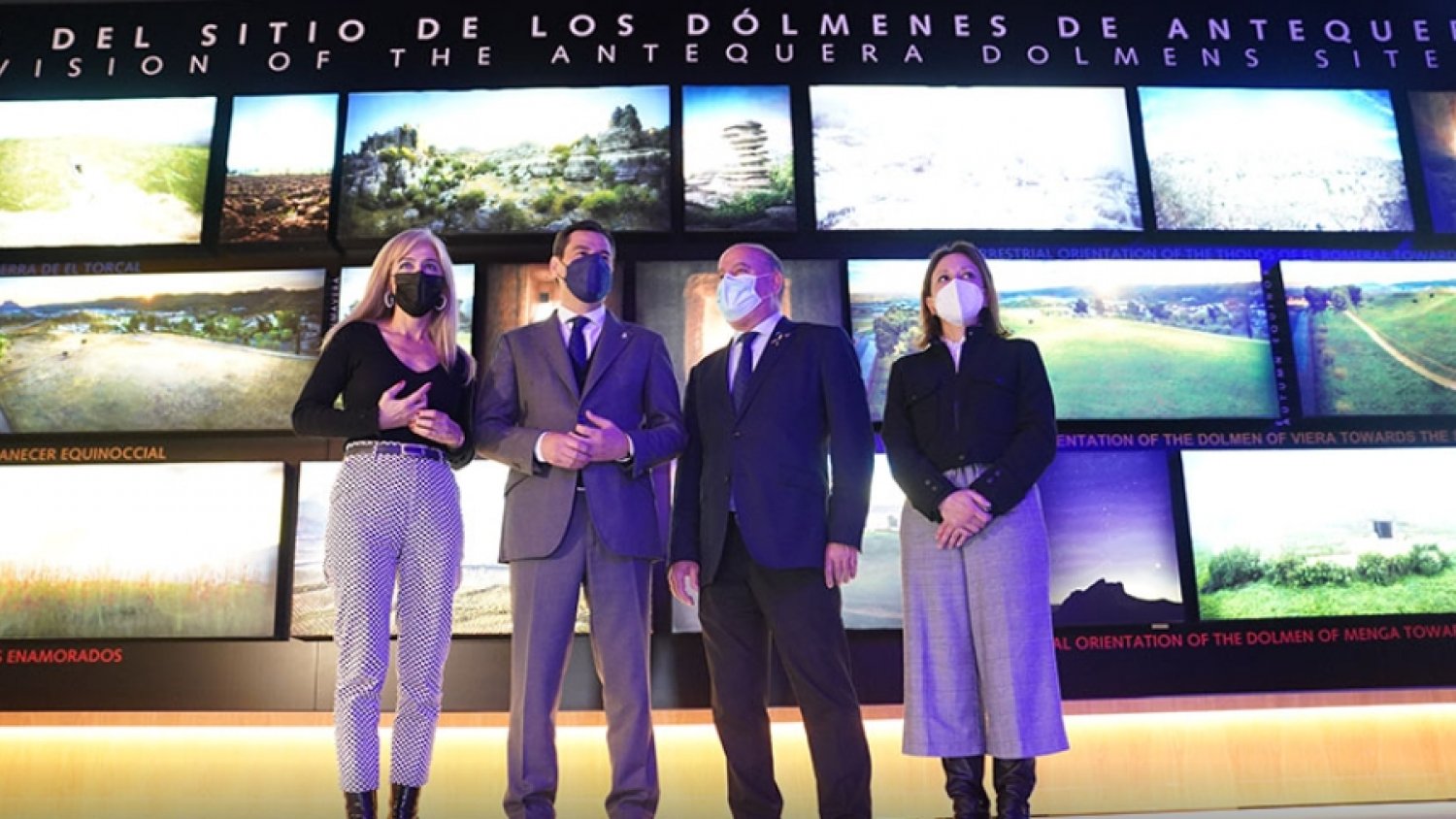 Moreno inaugura el Museo de los Dólmenes de Antequera