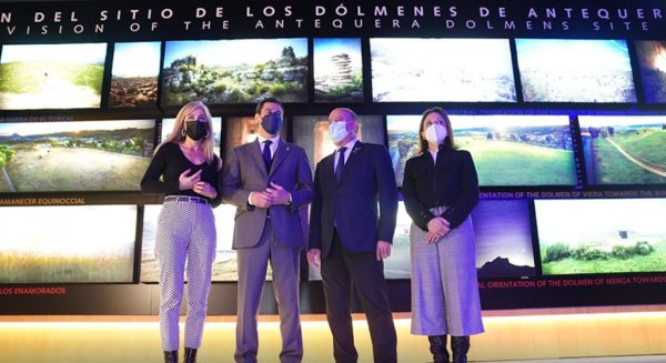 Moreno inaugura el Museo de los Dólmenes de Antequera