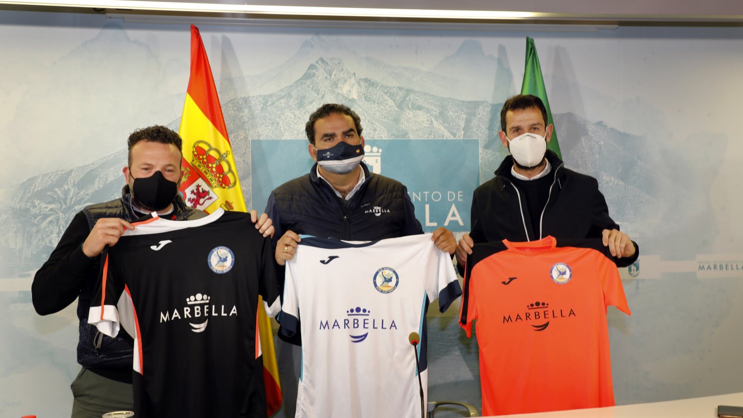 El Ayuntamiento incorpora al CD Fútbol Playa Marbella a su programa de patrocinio deportivo