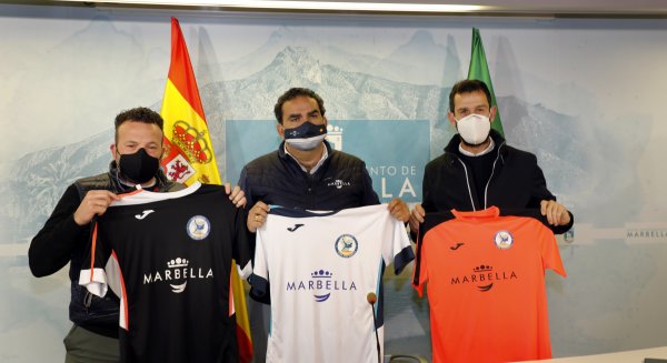 El Ayuntamiento incorpora al CD Fútbol Playa Marbella a su programa de patrocinio deportivo