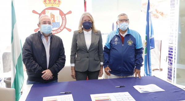 El Puerto Deportivo Virgen del Carmen colabora con siete entidades para promocionar el recinto