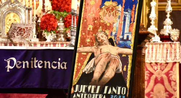 Antequera desvela el cartel anunciador del Jueves Santo 2022 de la Cofradía del Consuelo