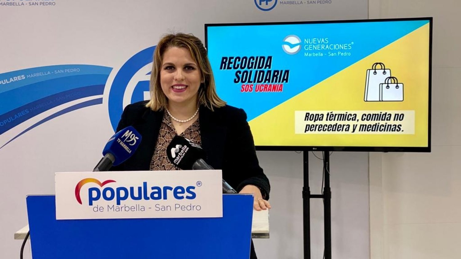 NNGG presenta la campaña 'Recogida solidaria SOS Ucrania'