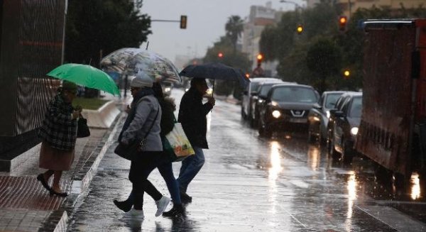 Málaga amanece en alerta naranja ante el riesgo de precipitaciones