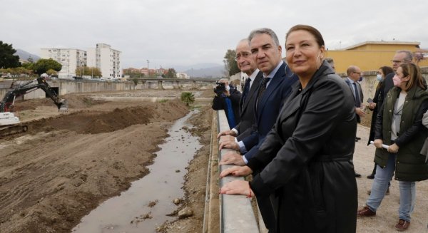 Las obras de integración del río Guadalmedina avanzan en Málaga