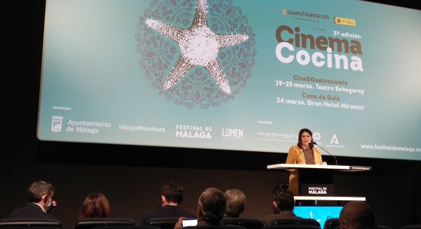El cine Albéniz acoge la presentación de la sección Cinema Cocina del Festival de Cine de Málaga