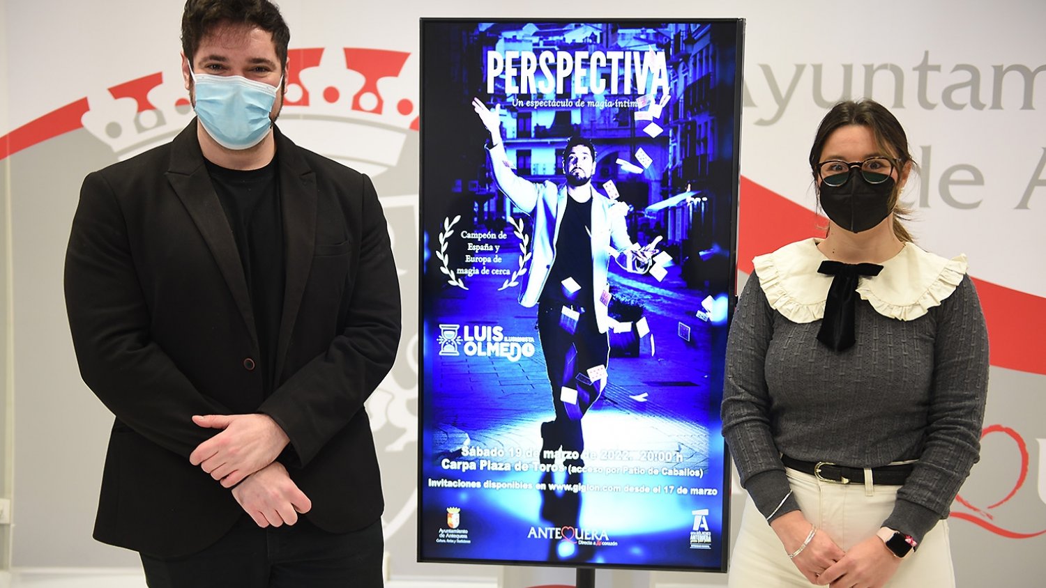 El ilusionista Luis Olmedo presenta el espectáculo 'Perspectiva' en Antequera