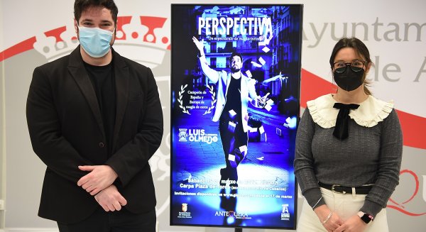 El ilusionista Luis Olmedo presenta el espectáculo 'Perspectiva' en Antequera