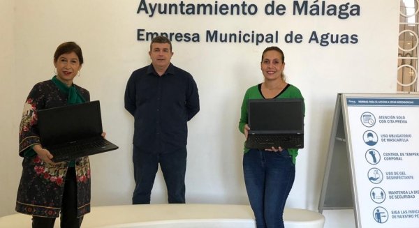 Emasa renueva sus acuerdos de colaboración para donar equipos informáticos en desuso