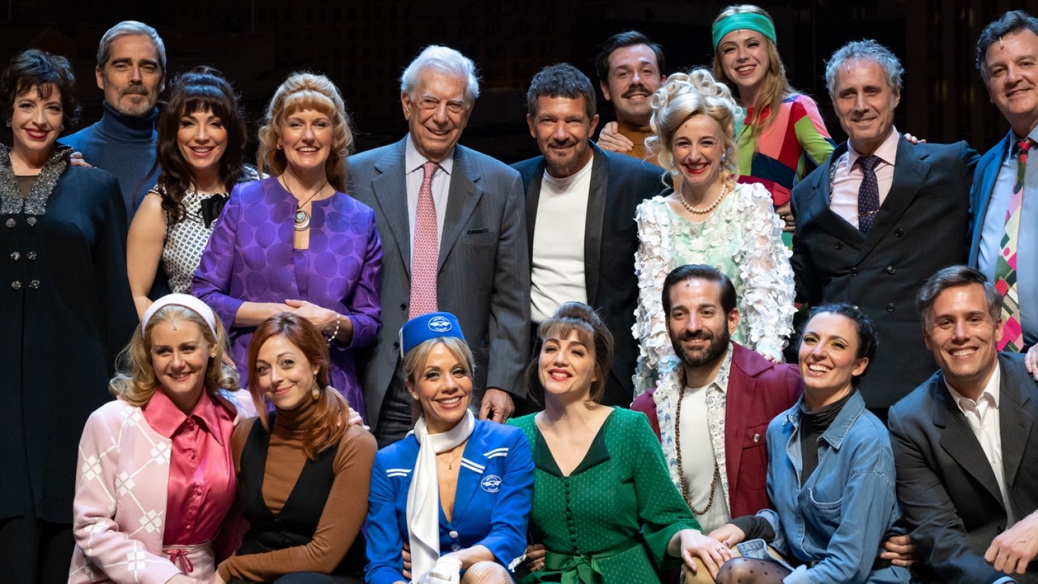 Andrew Lloyd Webber y Mario Vargas Llosa visitan el Teatro del Soho CaixaBank