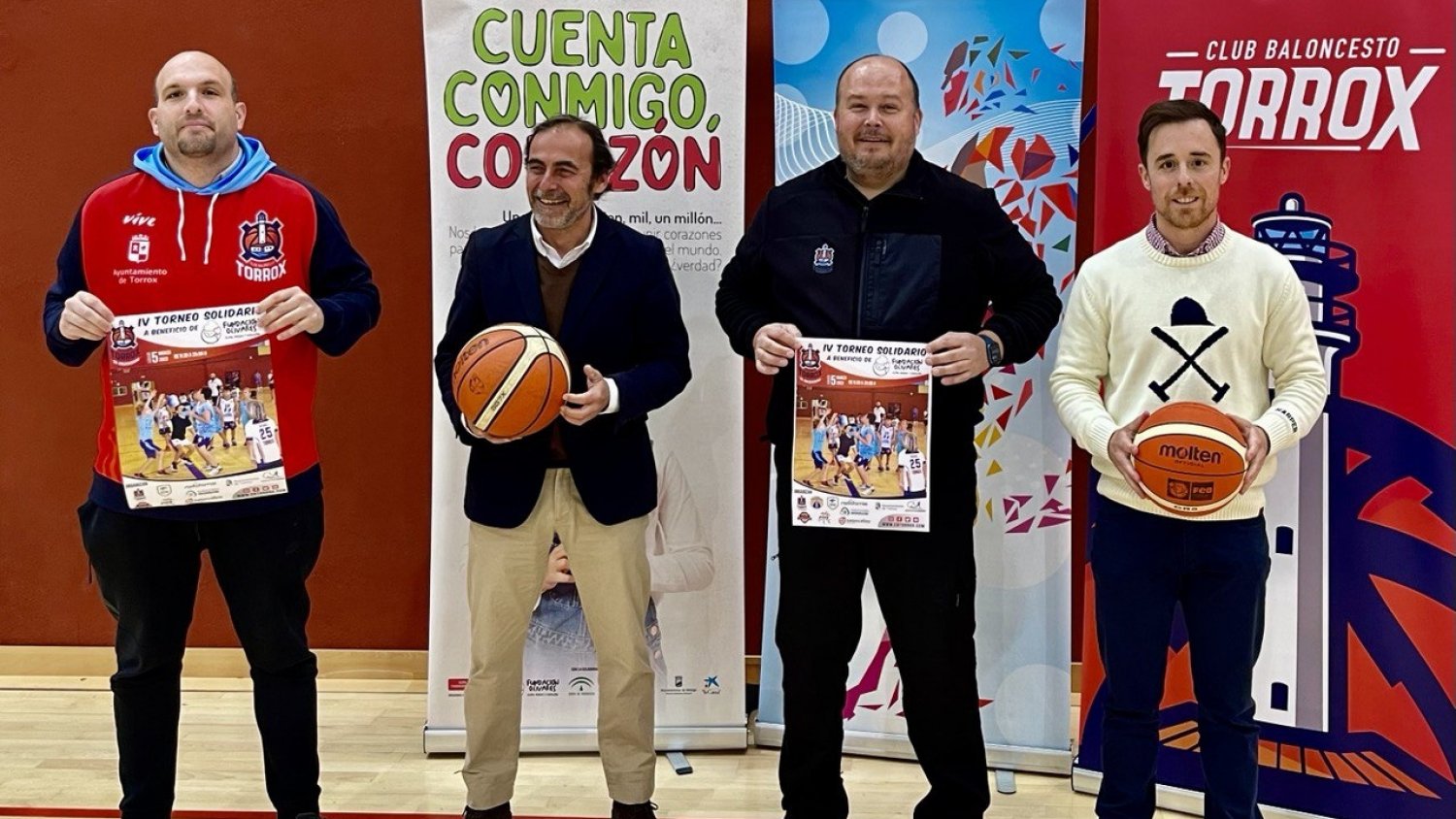 El Pabellón Municipal de Deportes de Torrox acoge un torneo solidario de baloncesto