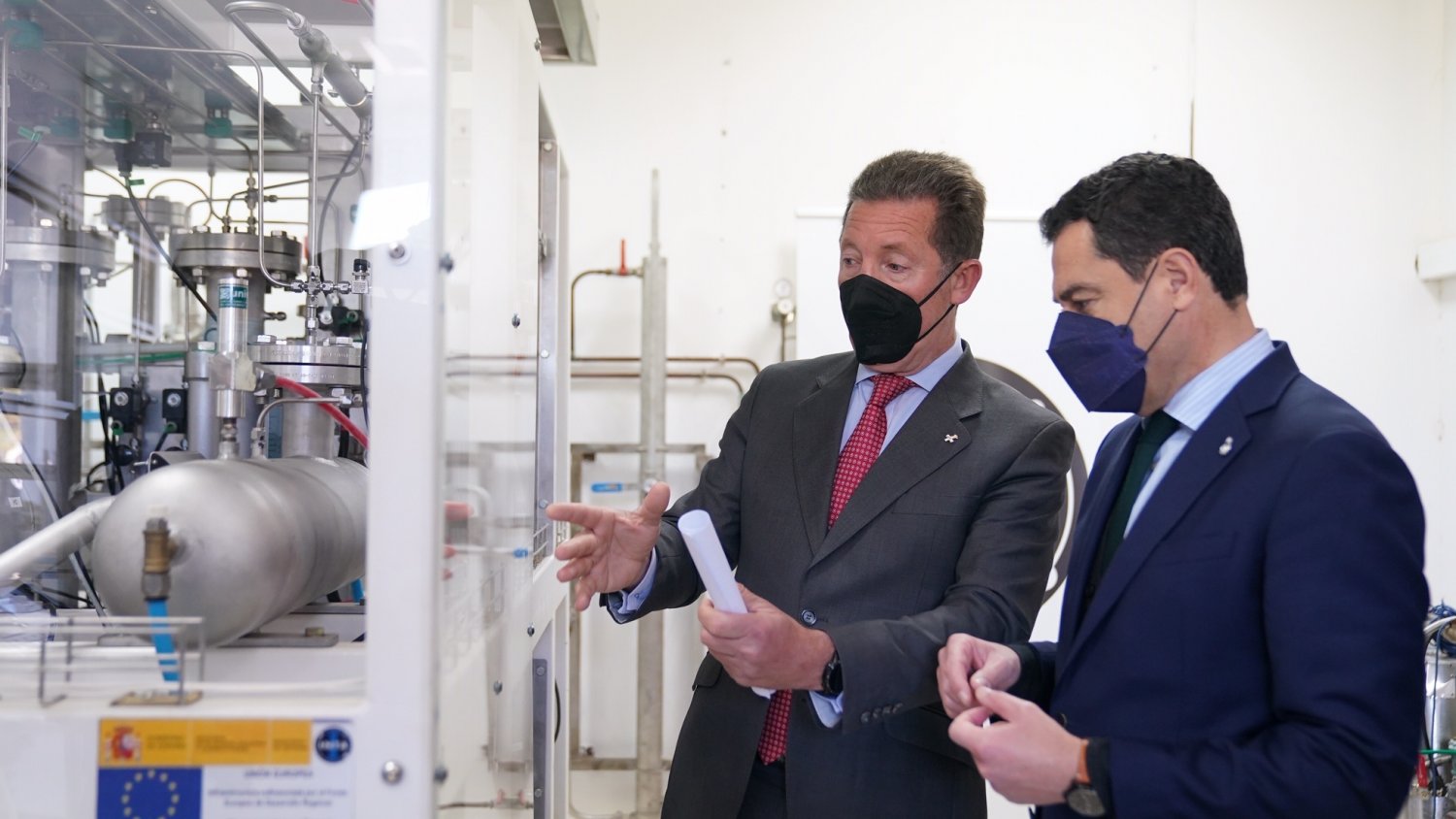 Moreno busca el liderazgo de Andalucía en la producción de hidrógeno verde