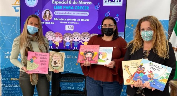 ‘La igualdad no es un cuento’ llega a la biblioteca Antonio Hilaria para conmemorar el 8M