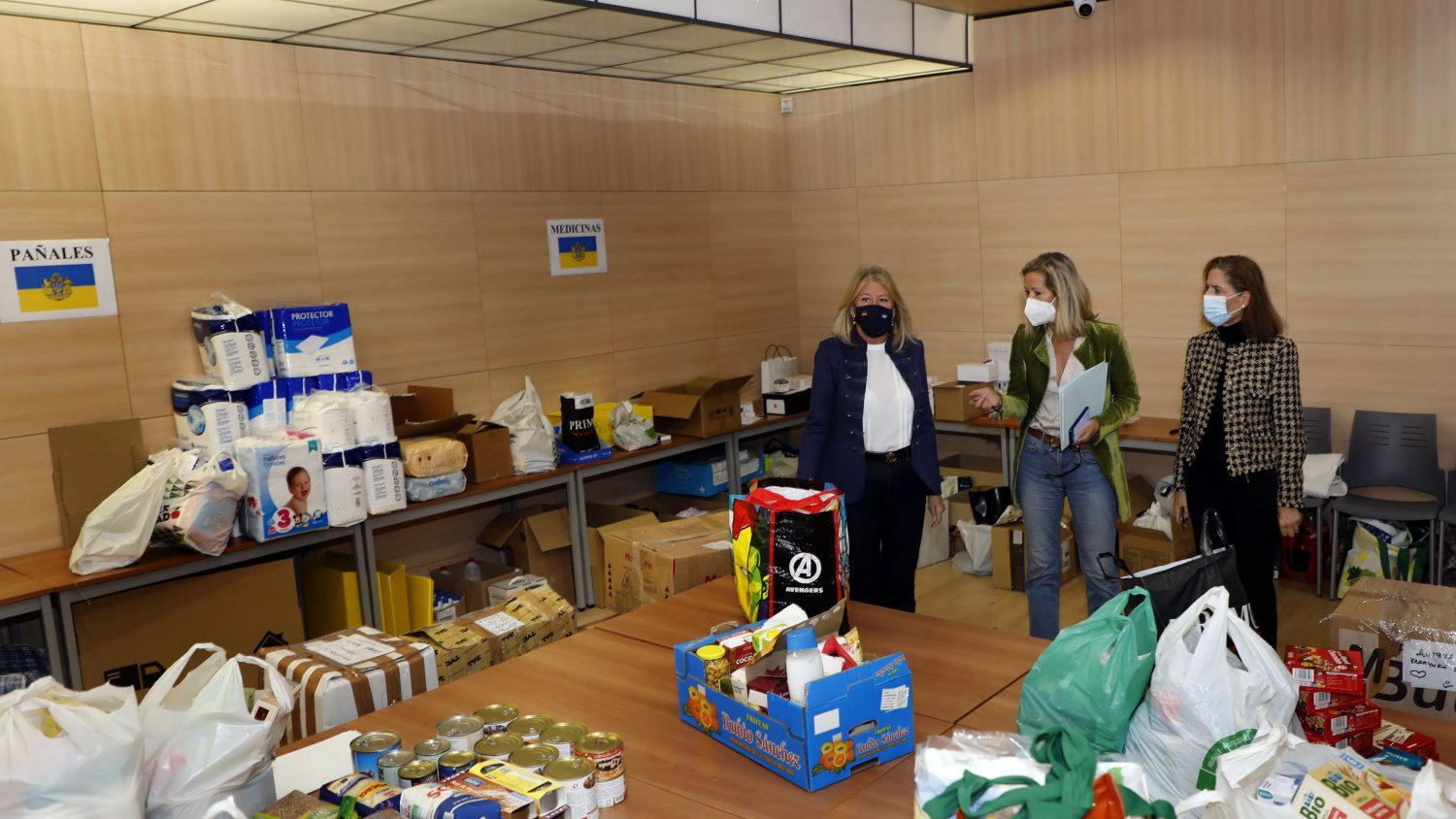 El punto de recogida de artículos de Marbella para Ucrania recibe  más 11.000 kilos