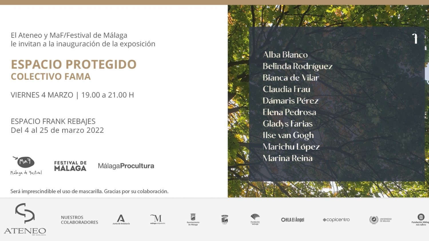 'Espacio Protegido', la nueva exposición del colectivo FAMA