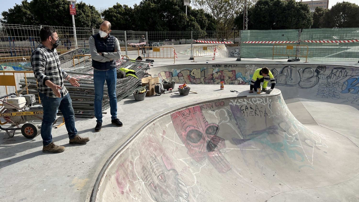 Fuengirola acomete trabajos de mejora del Skate Plaza ‘Ignacio Echeverría’