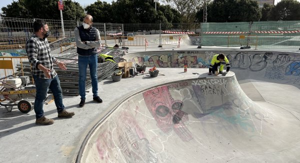 Fuengirola acomete trabajos de mejora del Skate Plaza ‘Ignacio Echeverría’