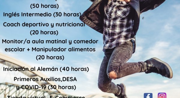 Rincón de la Victoria presenta una nueva Oferta Formativa de cursos gratuitos con 120 plazas