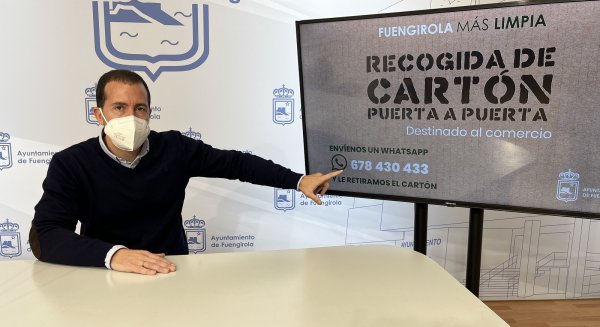 Fuengirola inicia un servicio gratuito de recogida de cartón en establecimientos comerciales