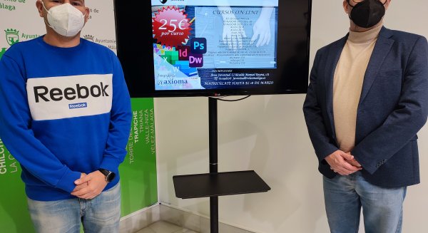 Juventud de Vélez-Málaga ofrece cursos online de informática y diseño gráfico
