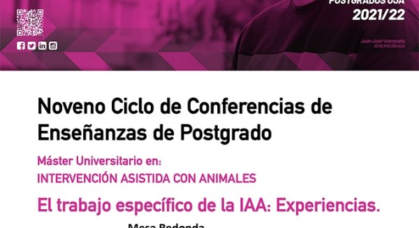 El Máster en Intervención Asistida con Animales celebra una mesa redonda sobre el trabajo específico de la IAA