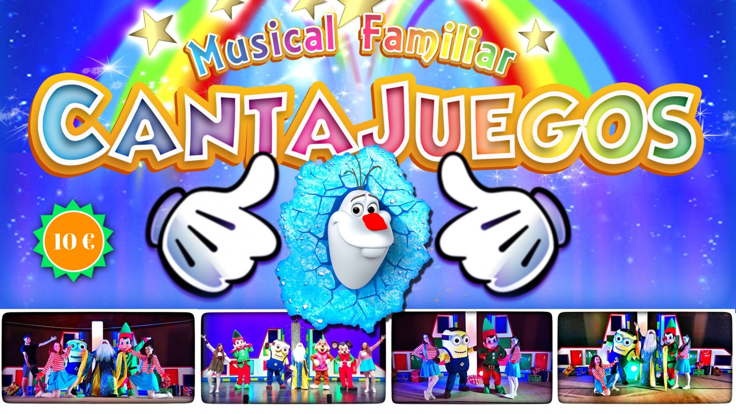 El Centro Cultural Padre Manuel de Estepona recibe el musical familiar 'Cantajuegos'