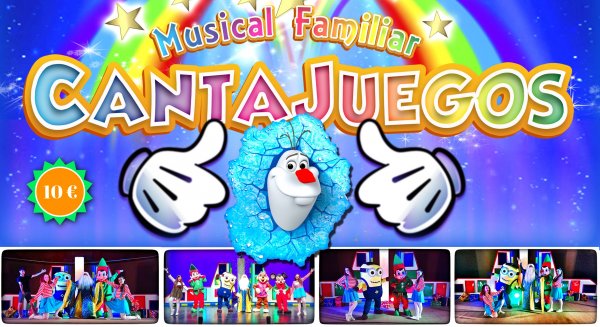 El Centro Cultural Padre Manuel de Estepona recibe el musical familiar 'Cantajuegos'