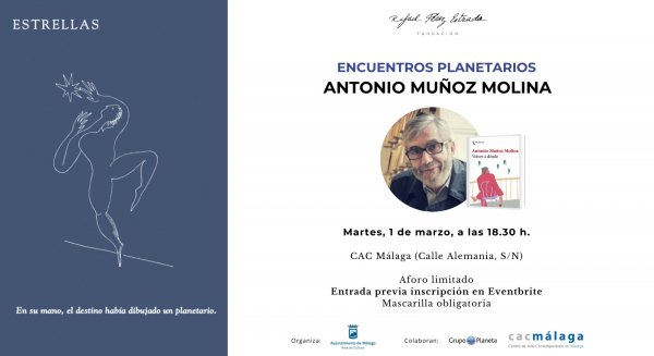 Antonio Muñoz Molina presenta en la Fundación Rafael Pérez Estrada su obra 'Volver a dónde'