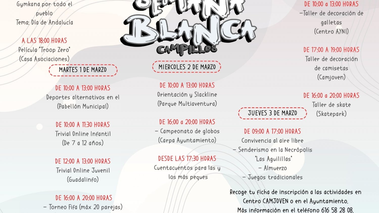 Campillos diseña un programa de actividades para la Semana Blanca 2022