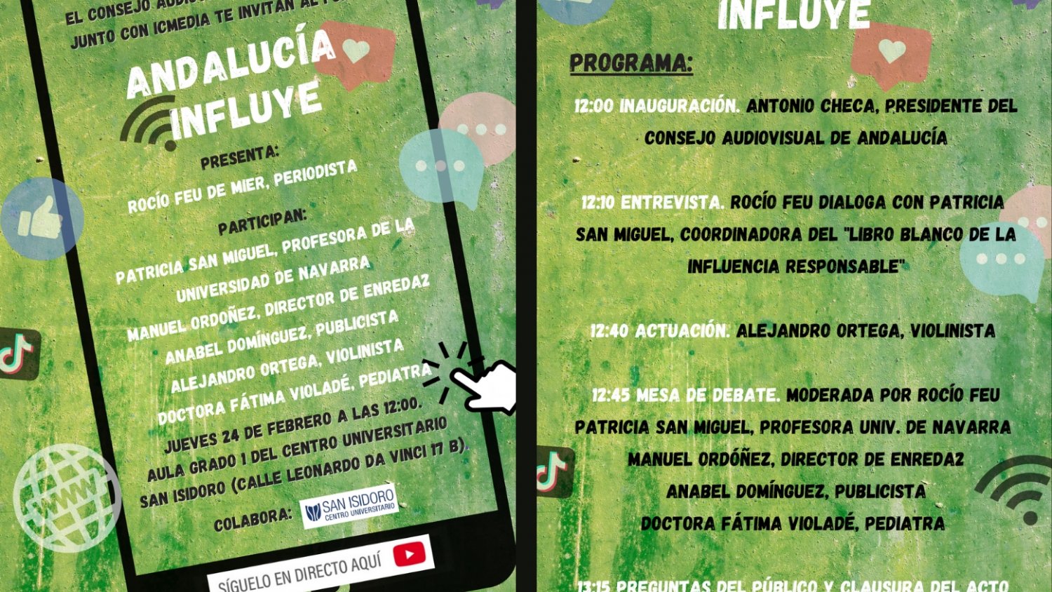 El CAA analiza el fenómeno ‘influencer’ y la imagen de Andalucía en las redes sociales