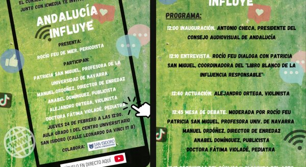 El CAA analiza el fenómeno ‘influencer’ y la imagen de Andalucía en las redes sociales
