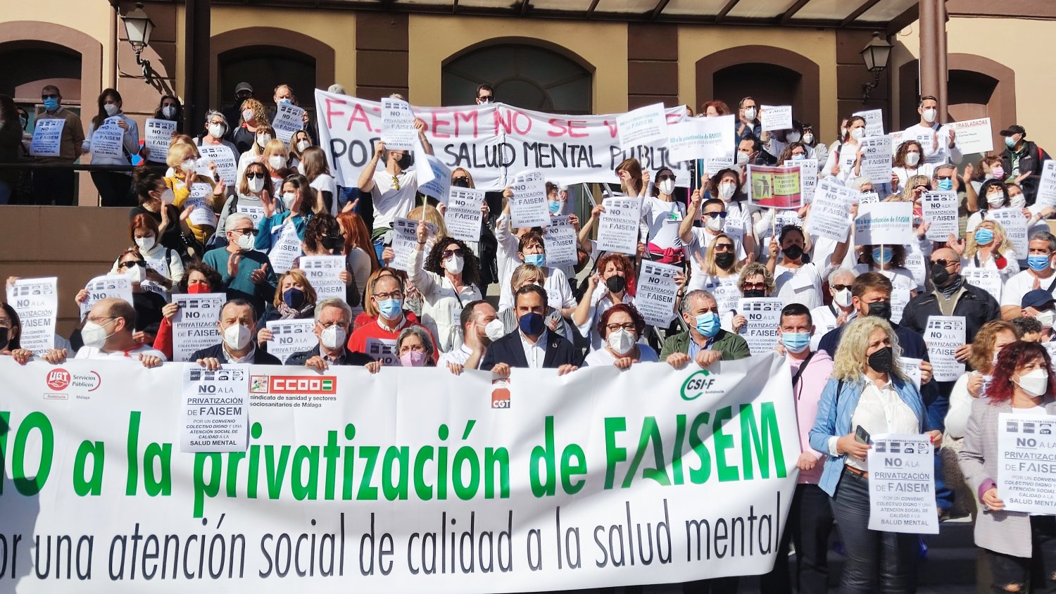 PSOE apoya a los trabajadores de FAISEM y exige al PP que no privatice la salud mental en Andalucía