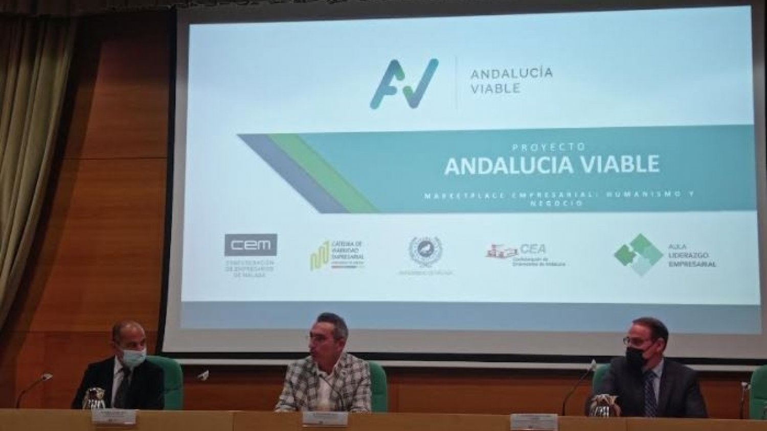 UMA.- La UMA y La Confederación Empresarial de Andalucía y de Málaga presentan el proyecto 'Andalucía Viable'
