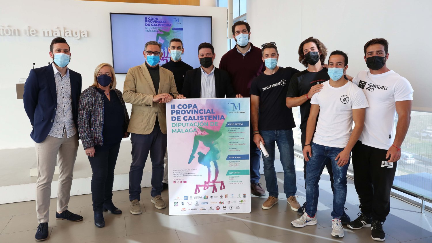 La Diputación de Málaga celebra la II Copa Provincial de Calistenia