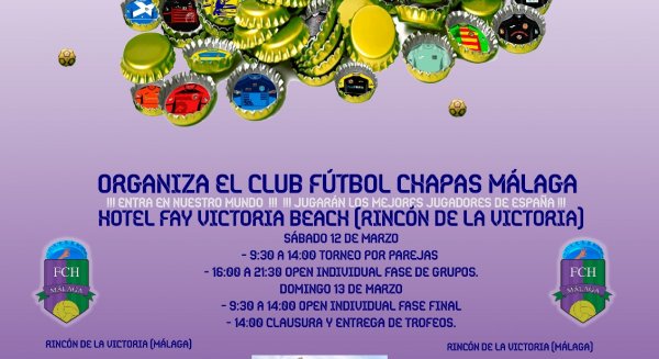 Rincón de la Victoria acoge el II Open Nacional de Fútbol Chapas Málaga
