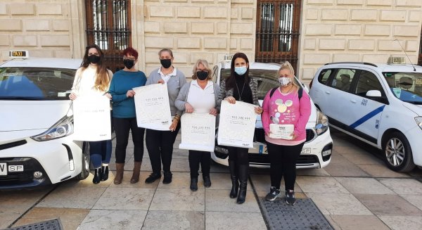 Más de 2.000 taxis visibilizarán en Málaga el teléfono de atención a las mujeres