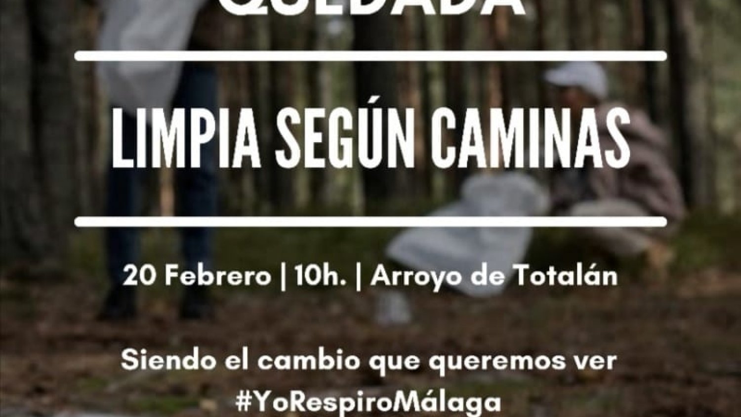 Rincón de la Victoria acoge la recogida de residuos `Limpia según Caminas´ en el Arroyo Totalán