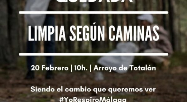 Rincón de la Victoria acoge la recogida de residuos `Limpia según Caminas´ en el Arroyo Totalán