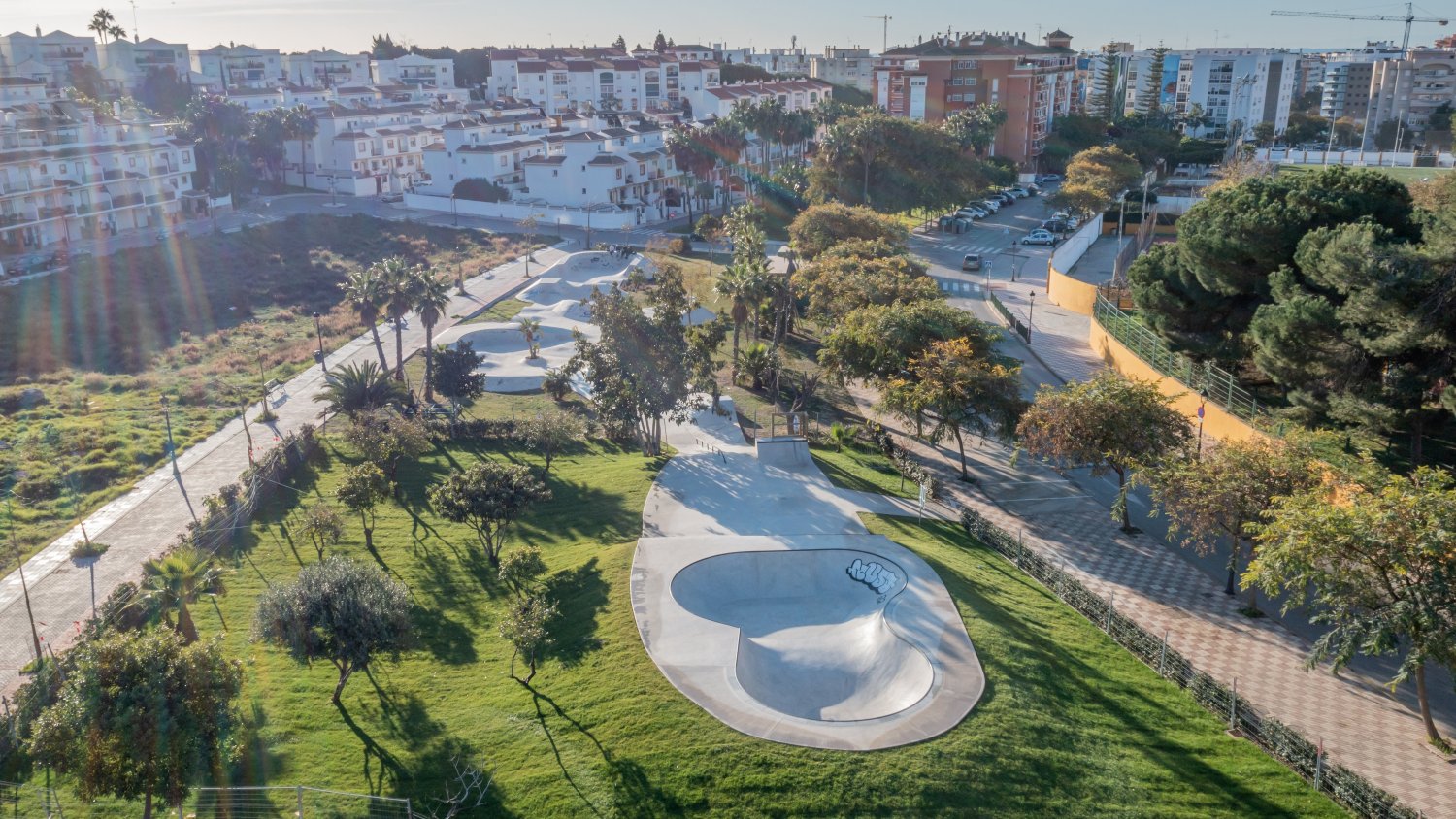 Estepona finaliza la obra del equipamiento deportivo destinado a nuevas disciplinas urbanas