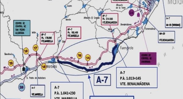 Mitma formaliza el contrato para la mejora del firme en la autovía A-7 en Marbella, Mijas y Fuengirola