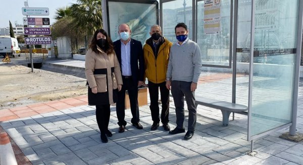 Antequera concluye la primera fase de las obras de peatonalización de acceso al Polígono Industrial