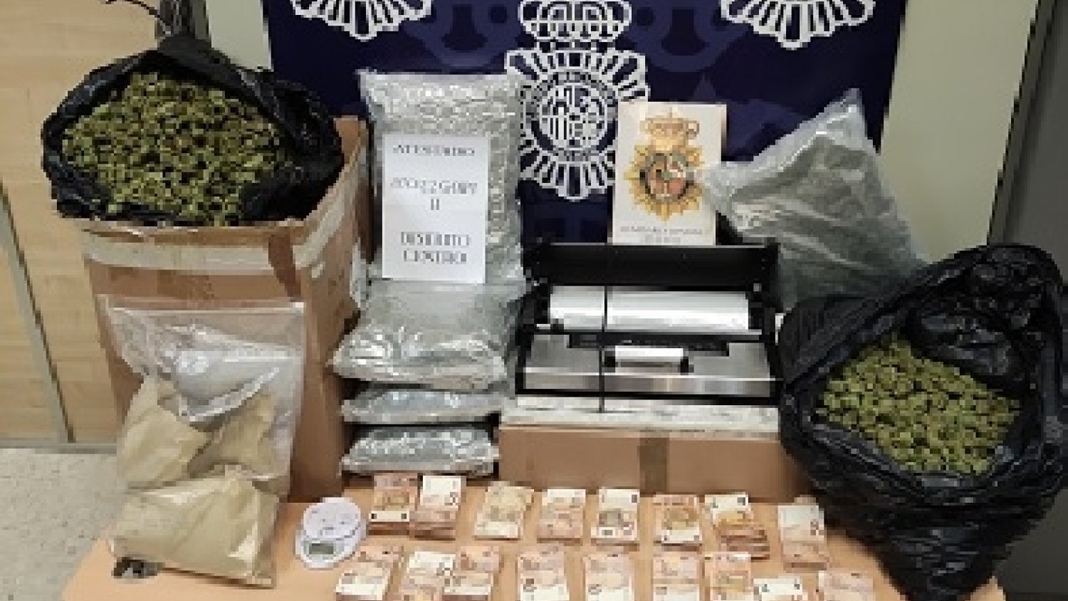 Desarticulado un  punto de cultivo y distribución de marihuana ubicado en el centro de Málaga